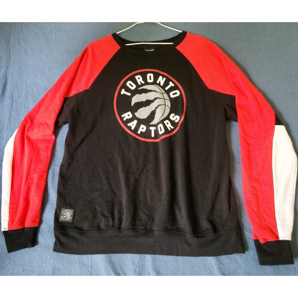 Toronto Raptors Pullover Mens size L Black NBA Basketball Crewneck Pullover 2020